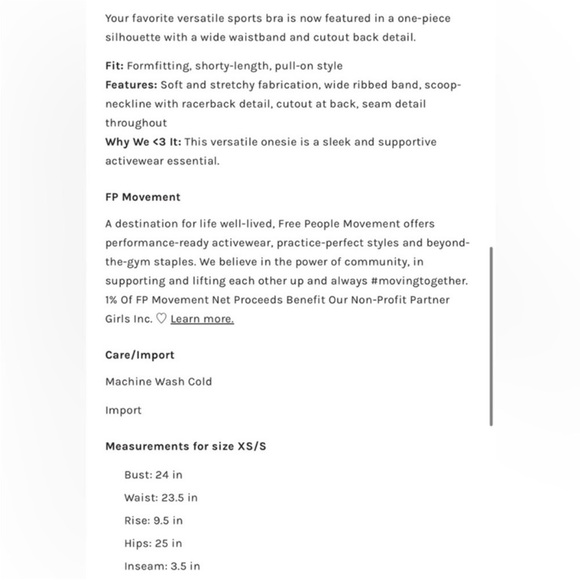 NWOT Free People Every Single Time Runsie Color Chocolate Size XS/S - Picture 4 of 10